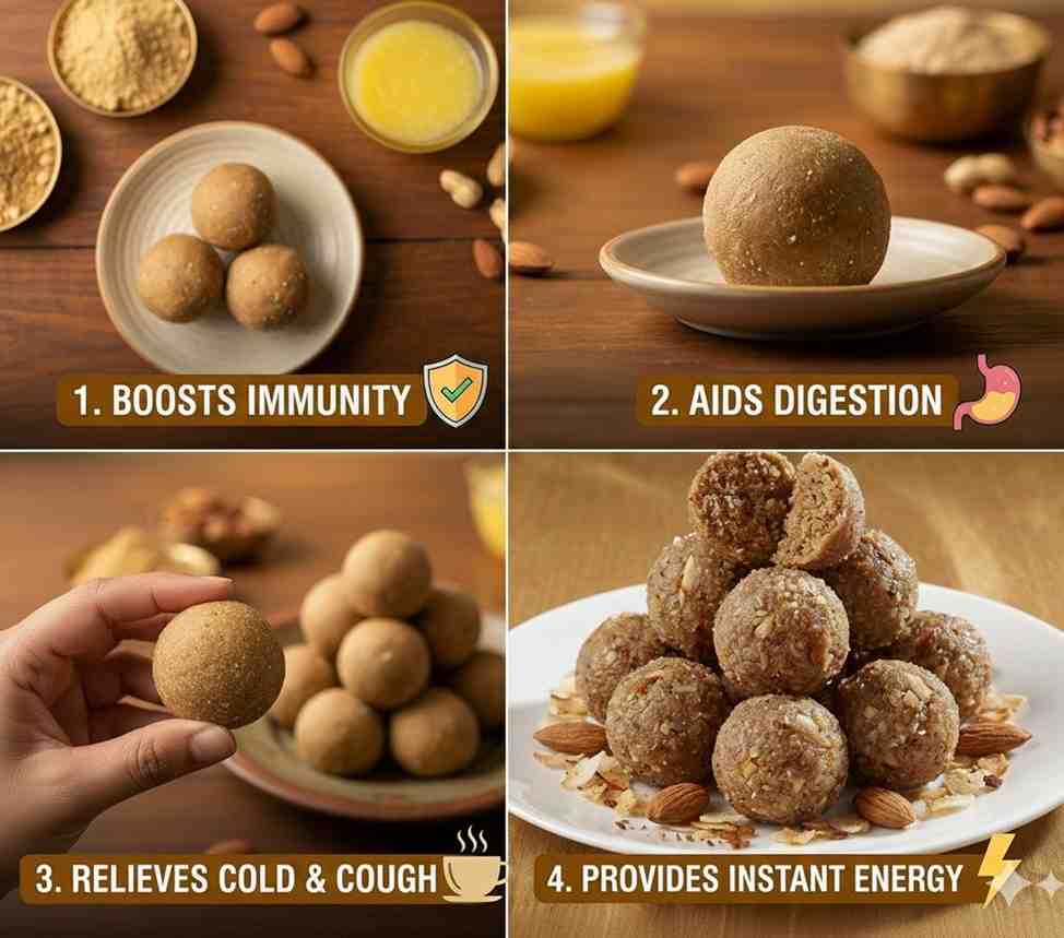 Sonth ke ladoo for newly mother