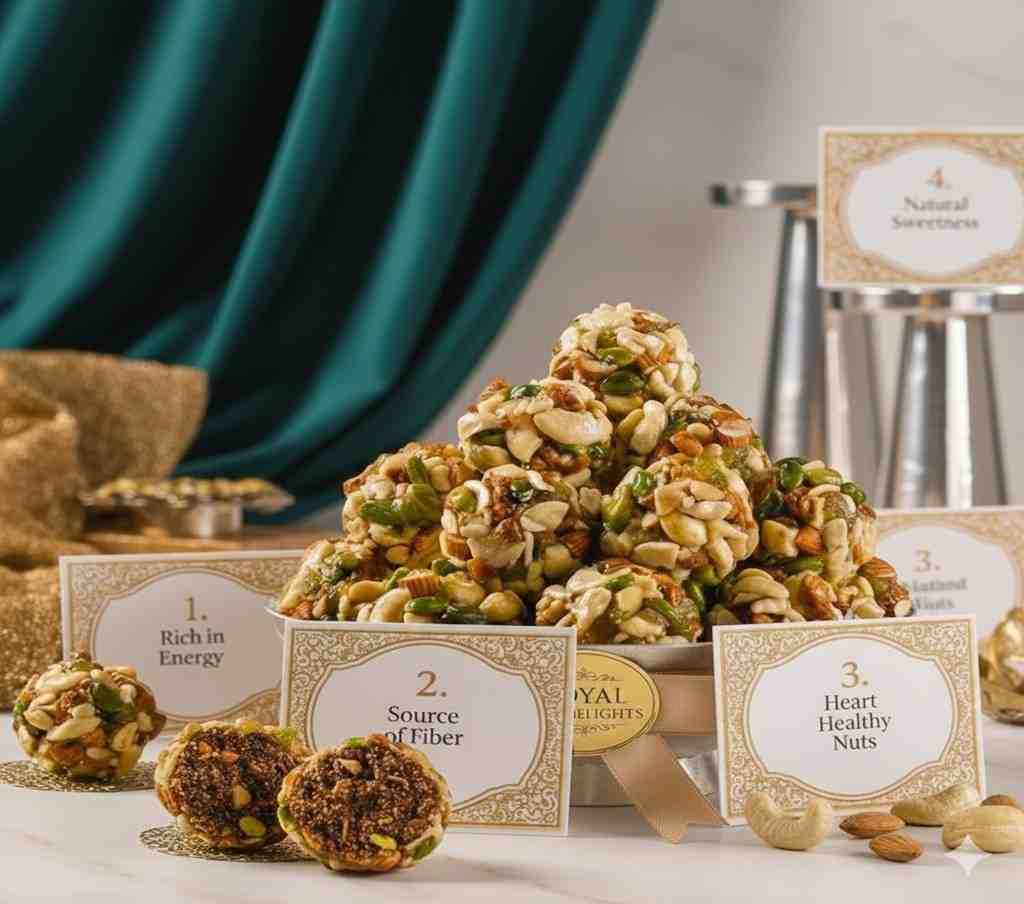 Mixed dry fruits ladoo